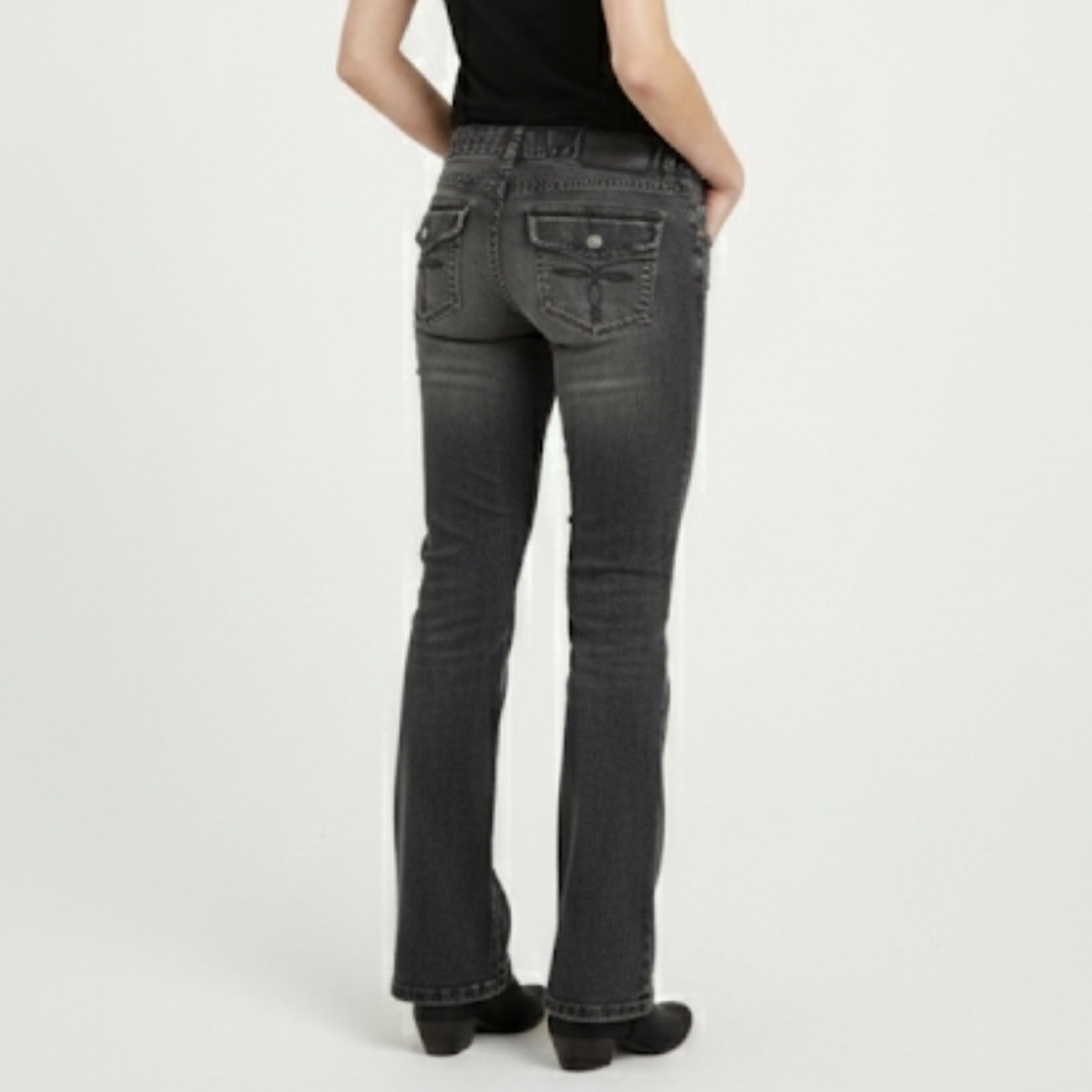 LRL Lauren Jeans Co. Ralph Lauren Woman's Classic bootcut Jeans - Black Sz4